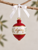 PRE-ORDER - Hand-Painted NIKA Greek Wishes XMAS Bauble