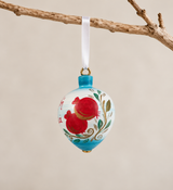 PRE-ORDER - Hand-Painted Greek Kali Xronia Pomegranate XMAS Bauble