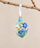 PRE-ORDER - Hand-Painted Mati Greek Wishes XMAS Bauble