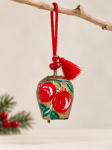 PRE-ORDER Hand-Painted Greek Christmas Bell Ornament