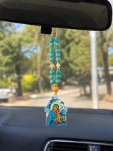 Panayia and Jesus Hanging Charm