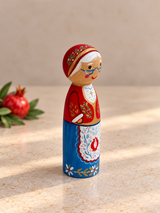 PRE-ORDER Hand-Painted Greek Santa Claus & Mrs Claus - Tall