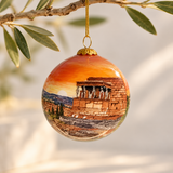 Acropolis Glass Christmas Bauble