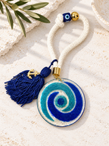 Glass Swirl Mati Hanging Decor