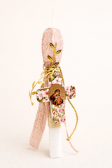 Panayia Gold Floral Cross Easter Lambatha