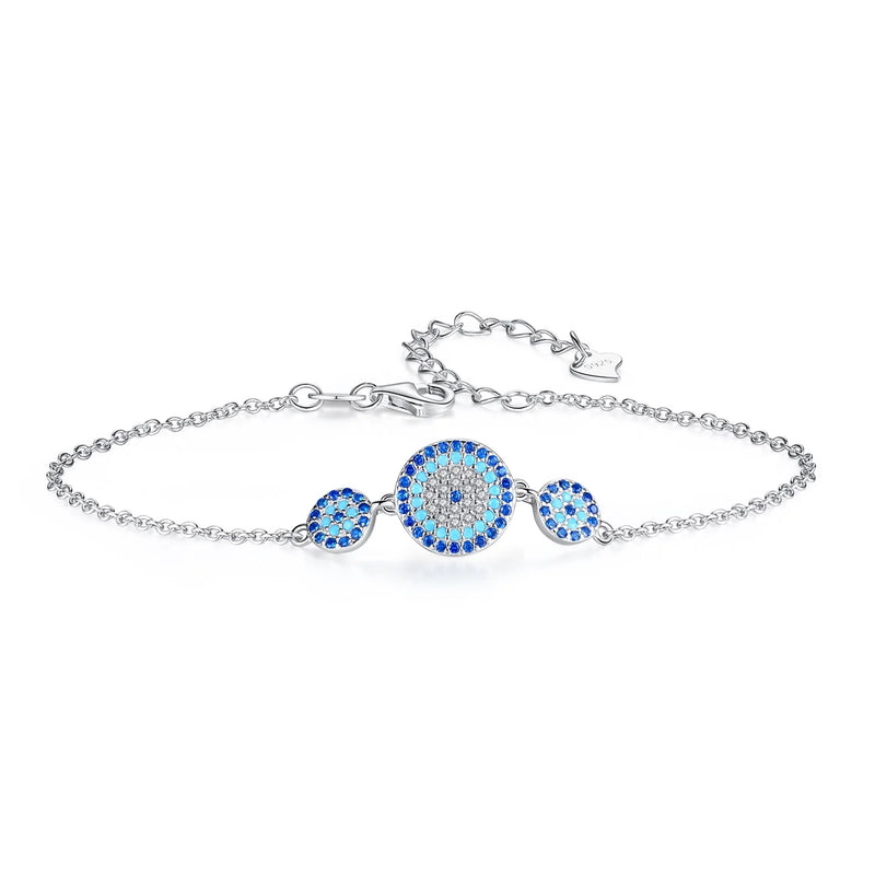 Triple Mati Silver Bracelet