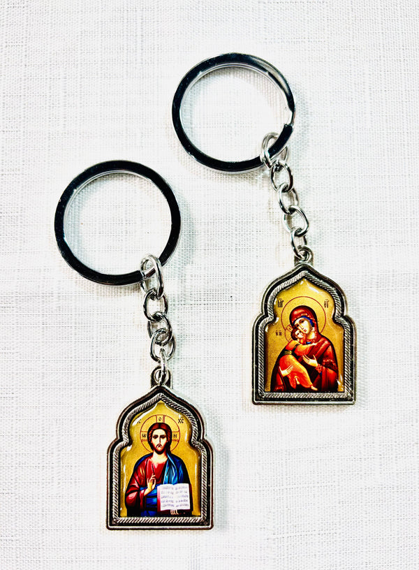 Panayia & Jesus Keychain