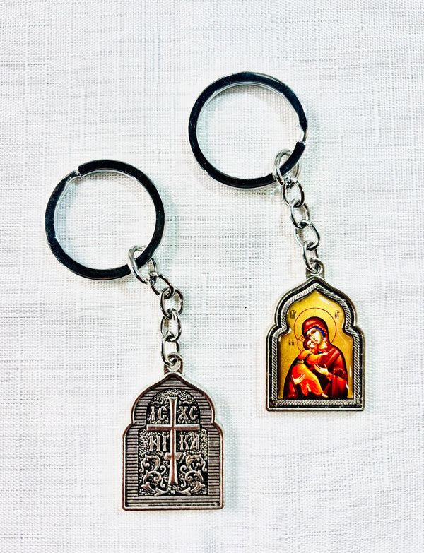 Panayia & Jesus Keychain