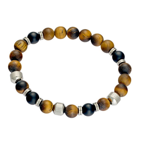 Mens Tiger Eye Bracelet