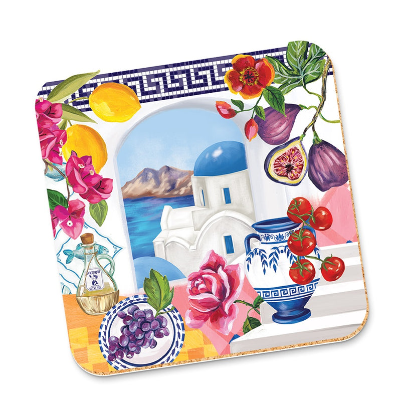 Mediterranean Coaster Set of 2
