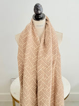 Beige Grecian Scarf