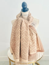 Beige Grecian Scarf