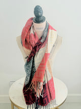Greek Key Pashmina Scarf