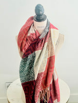 Greek Key Pashmina Scarf
