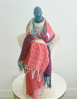 Greek Key Pashmina Scarf