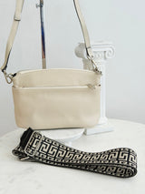 Handmade Greek Leather Bag - Cream