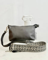 Handmade Greek Leather Bag - Black