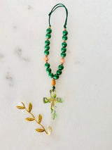 Olive Car Cross & Keychain