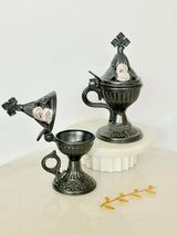 Thimiato, Incense Burner - Dark Grey