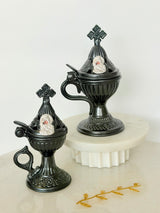 Thimiato, Incense Burner - Dark Grey
