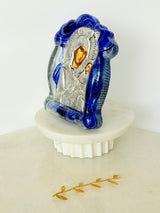 Panayia & Baby Jesus Glass Icon