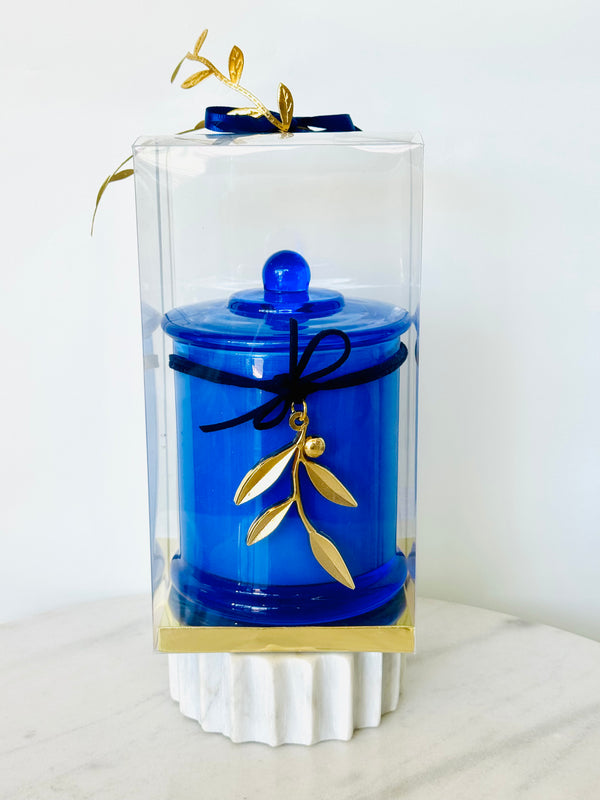 Olive Leaf Candle
