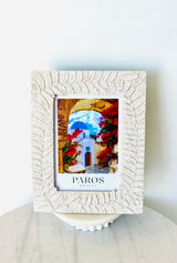 Photo Frame with Paros Island Image