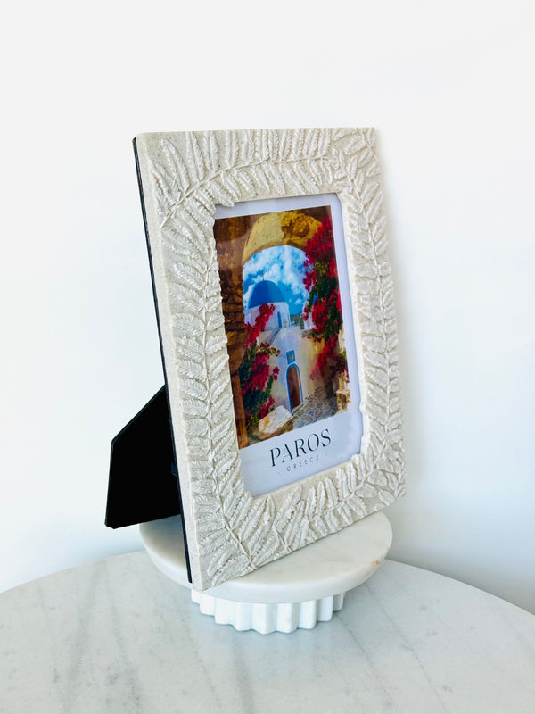 Photo Frame with Paros Island Image