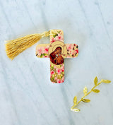 Panayia & Jesus Ceramic Cross