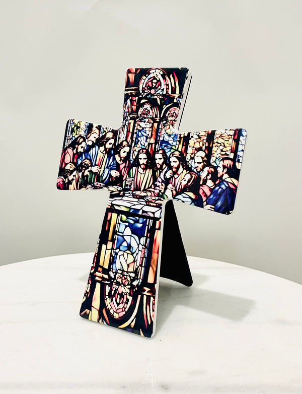 Last Supper Tile Cross