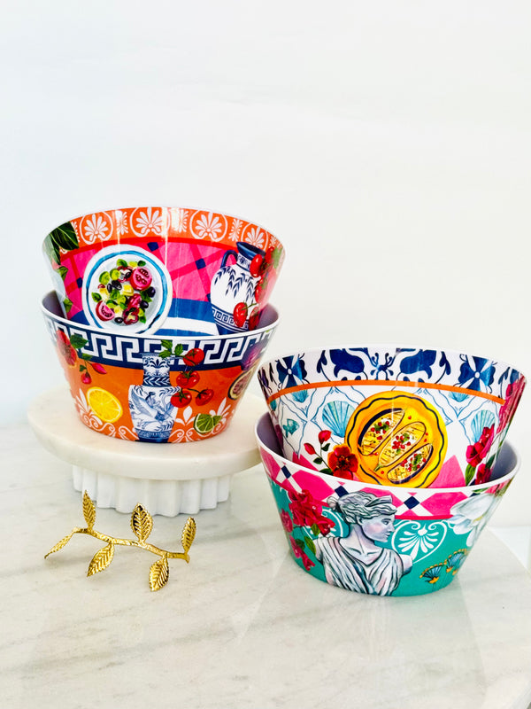 Mediterranean Bowels Set of 4