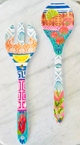 Mediterranean Serving Spoons