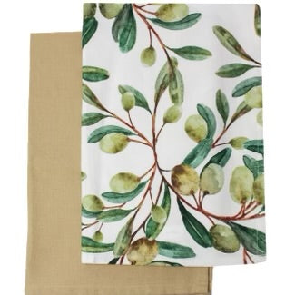 Olive Tea Towel