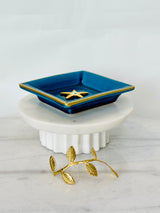 Gold Starfish Trinket Plate