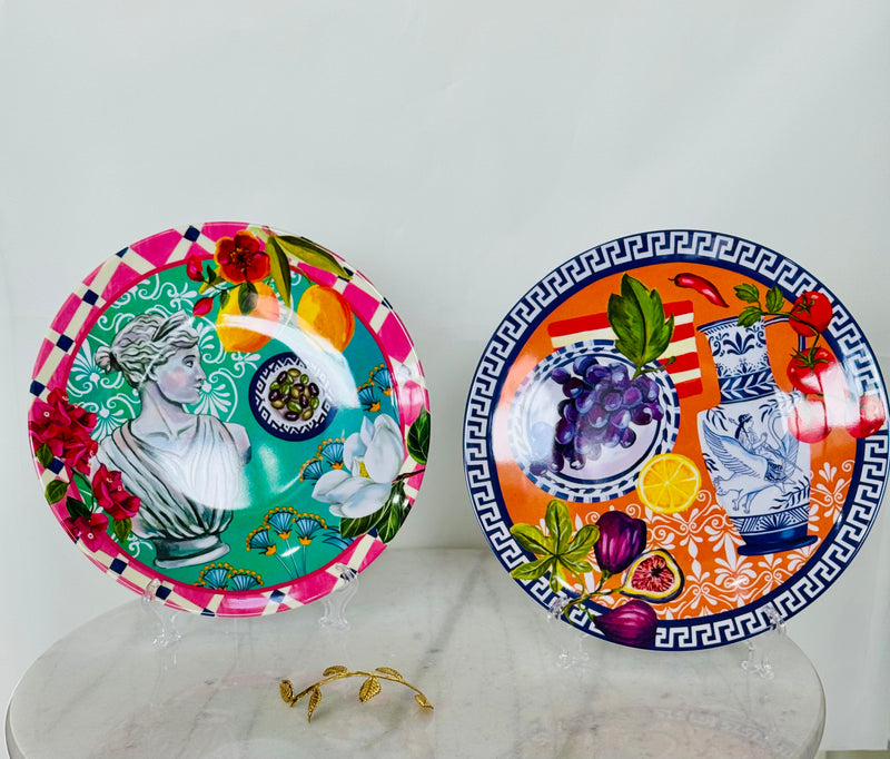 Mediterranean Plates - Set of 4