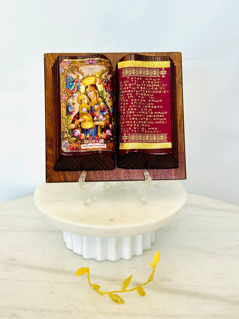 Panayia of Rhodes Book Icon