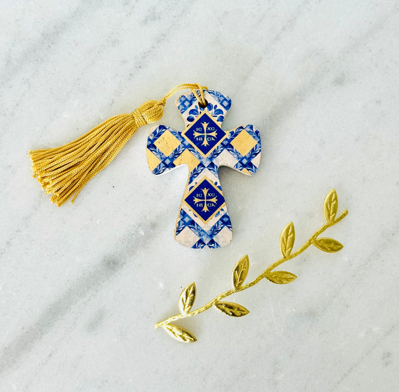 Small Nika Ceramic Cross