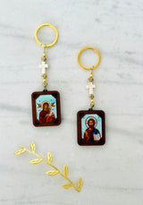 Panayia & Jesus Keychain