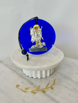 Archangel Michael Glass Hanging Icon