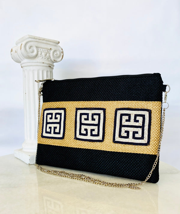 Greek Key Clutch Bag loop