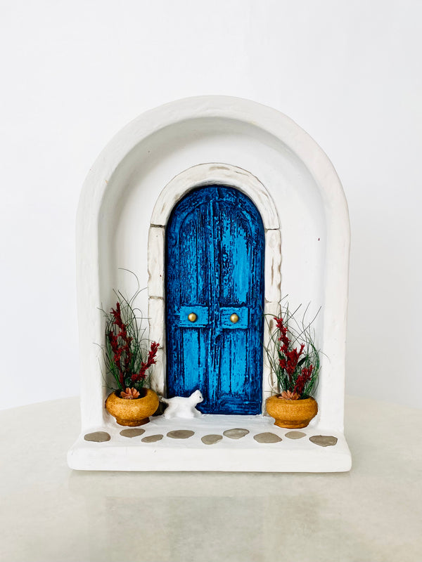 Hand-Crafted Greek Arch Door
