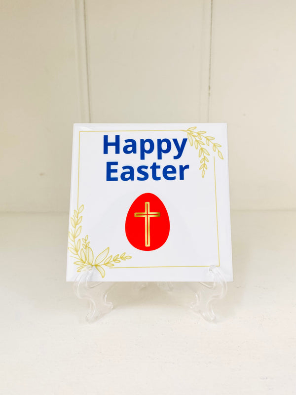 Happy Easter Egg Tile