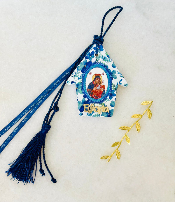 Panayia & Baby Jesus Spitaki Icon