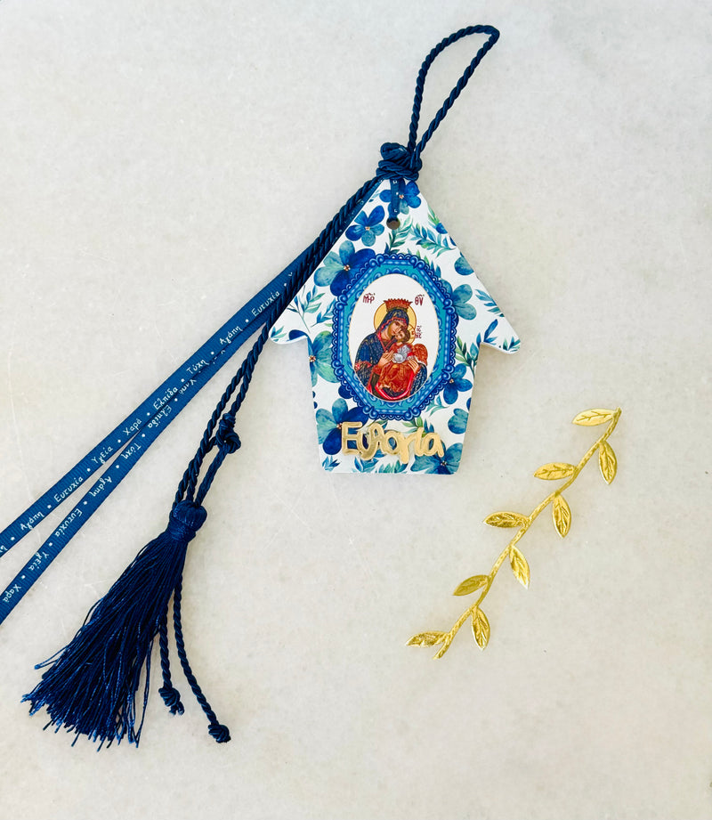 Panayia & Baby Jesus Spitaki Icon