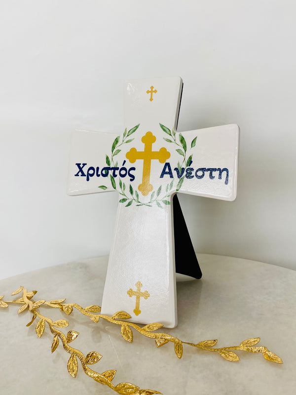 Xristos Anesti Easter Cross Tile