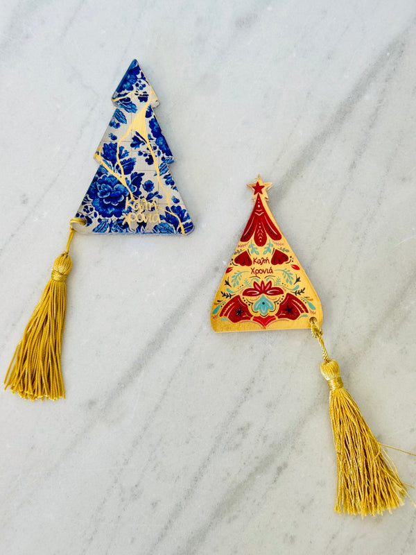 Greek Wishes Xmas Decor