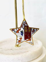 Greek Island Xmas Tree & Star Ornament