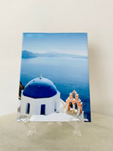 Blue and White Greek Dome Tile