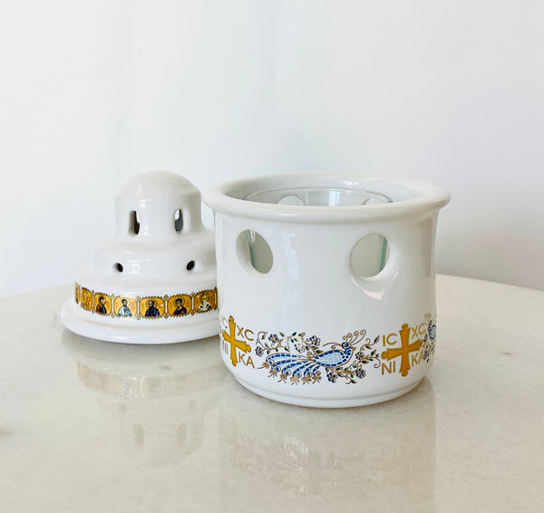 Handmade Saint Ceramic Candili