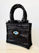 Sorena Black Mati Mini Tote Bag